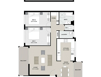 6/32 Kinmond Avenue, Wavell Heights, Brisbane - Northern Region , 2 chambres, 1 salles de bain, Apartment