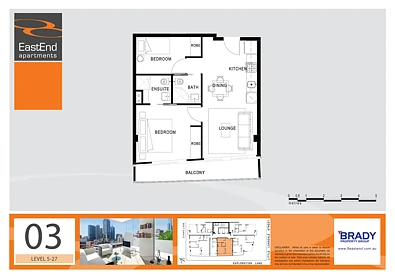 1103/8 Exploration Lane, Melbourne, VIC 3000, 2房, 2浴, Apartment