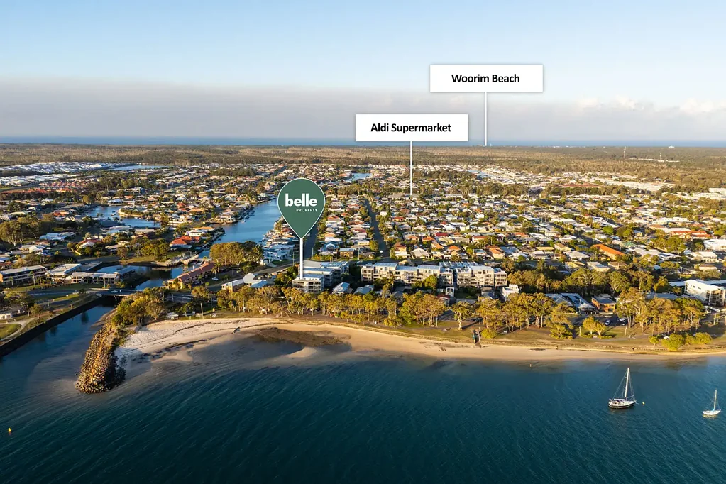 Bongaree 2房 稀有底层海滨生活，无法复制 Rare Ground-Floor Waterfront Living That Can't Be Replicated