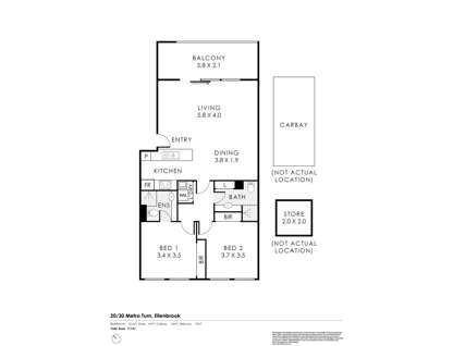20/30 Metro Turn, Ellenbrook, WA 6069, 2 Bedrooms, 2 Bathrooms, Apartment