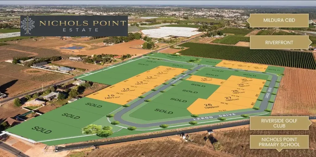Nichols Point Prestige Living in Nichols Point - 1800m2+  allotments