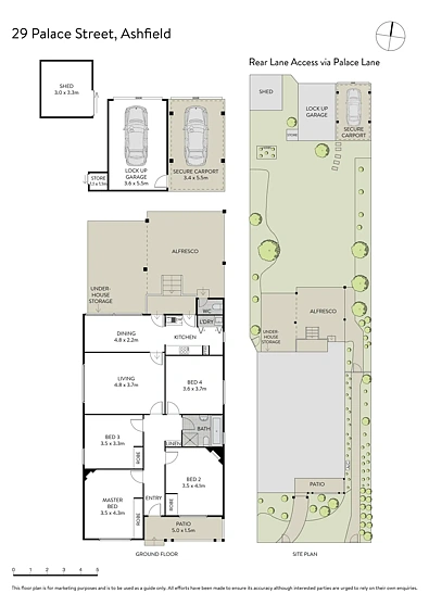 29 Palace Street, Ashfield, NSW 2131, 4房, 1浴, House