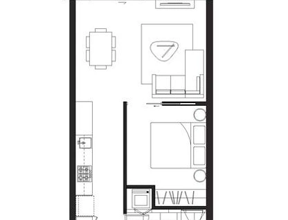 2402/250 City Road, Southbank, Melbourne CBD, 1部屋, 1バスルーム, Apartment