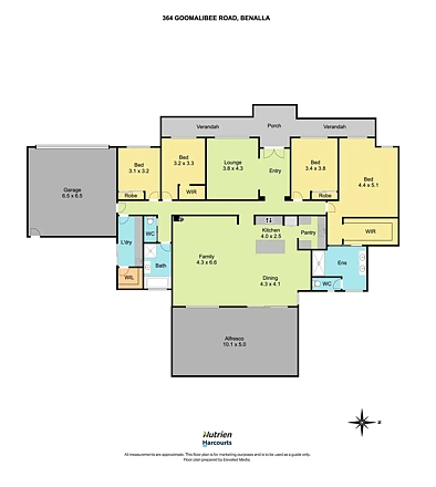 364 Goomalibee Road, Benalla, VIC 3672, 4房, 2浴, Lifestyle Property