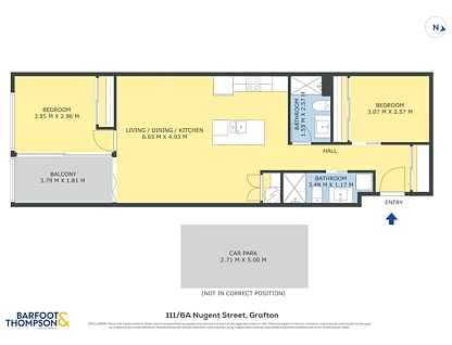 111/6A Nugent Street, Grafton, Auckland City, 2 Schlafzimmer, 2 Badezimmer, Apartment