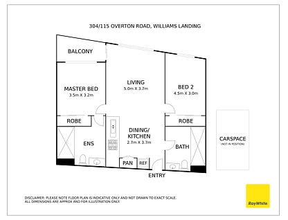 304/115 Overton Road, Williams Landing, South West Melbourne, 2 chambres, 2 salles de bain, Apartment
