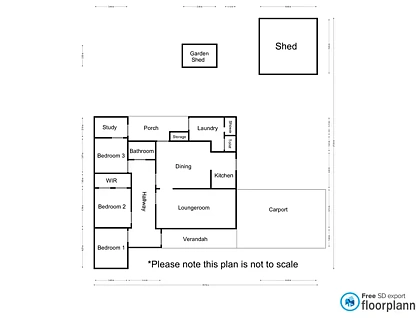 22 Malvern Road, Dimboola, VIC 3414, 3房, 1浴, House