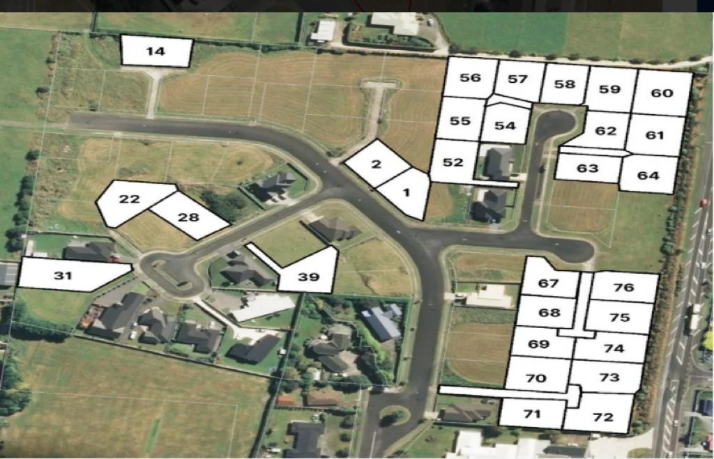 Hawera 3 SOLD - Each section -  title issued