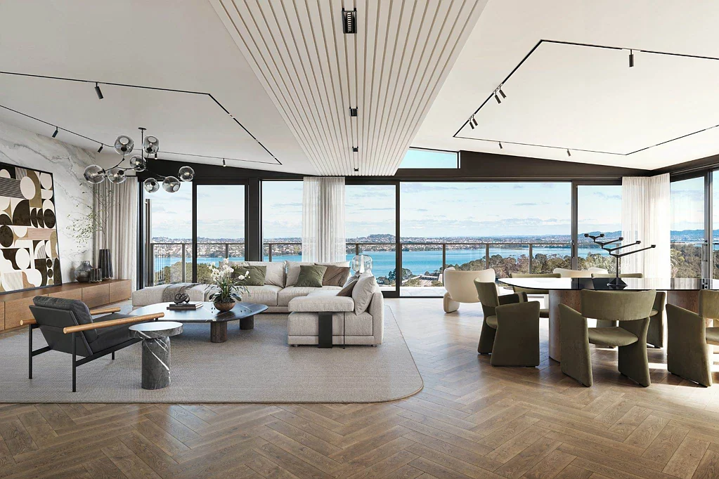 Birkenhead 3房  Luxurious Penthouse Living