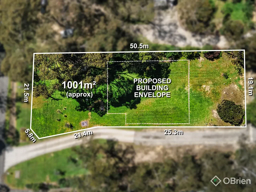 Warrandyte Warrandyte入口地块 1001平米宁静无穿行 私人车道 广阔建筑范围 步行享河景学校商圈 A Rare Find in a Prized Pocket