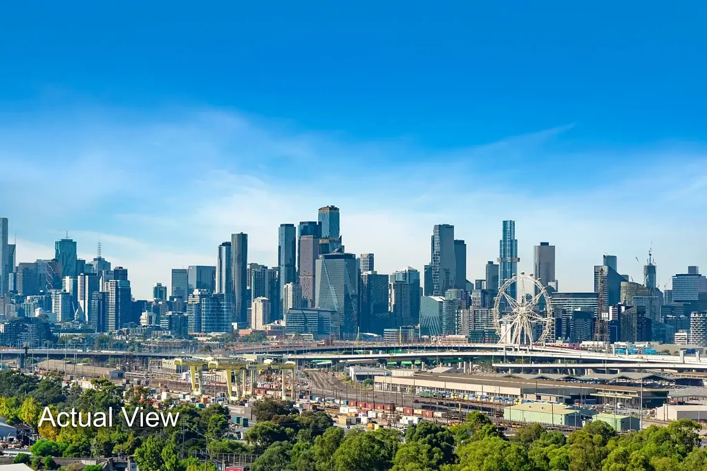 Footscray 2침실 Sleek City-Fringe Opportunity with River & CBD Views