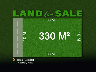 Austral Build Your Dream Home on the Perfect Block !!