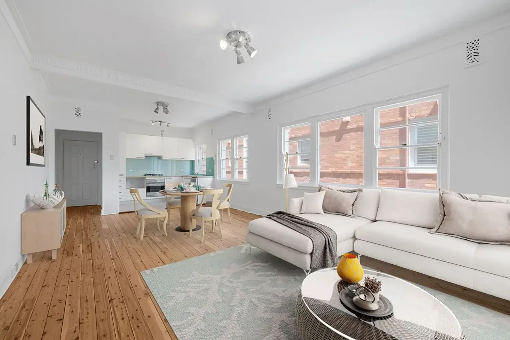 North Facing Bondi Beach 2 bedroom + Study Directly Opposite Bondi Beach