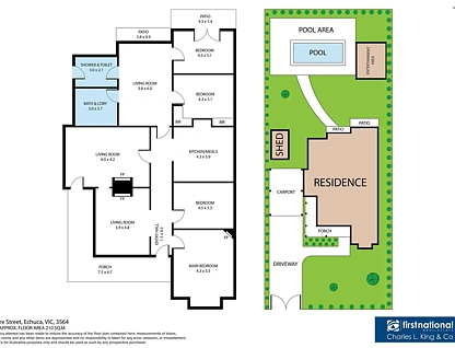 13 Hare Street, Echuca, VIC 3564, 4 Schlafzimmer, 2 Badezimmer, House