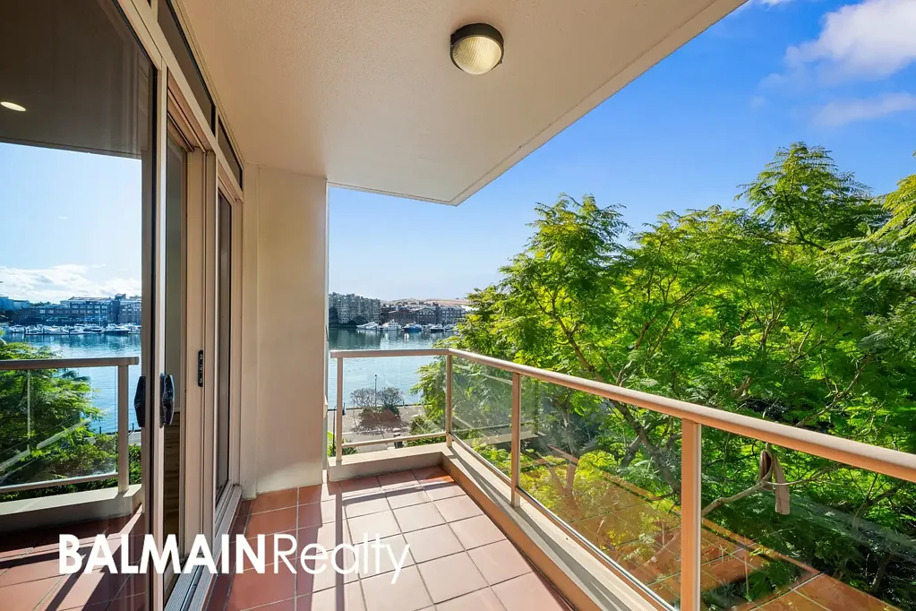 Corner Two Bedroom Apartment with Leafy Water Views in Balmain Shores
