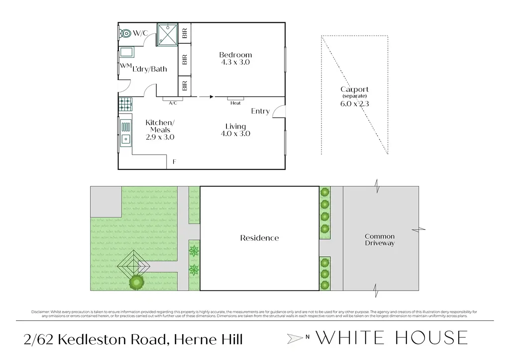 Herne Hill 1ห้องนอน Well presented entry level home located next to reserve