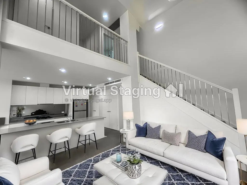 Two bedroom+study fully furnished LOFT with high ceiling and massive external area ready to move in!