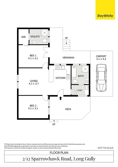 2/12 Sparrowhawk Road, Long Gully, VIC 3550, 2 Bedrooms, 2 Bathrooms, House