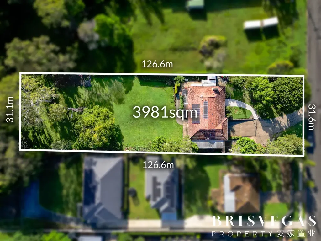 Eight Mile Plains 6房 3,981m²广阔地块 31.6m临街面 Warrigal Road学区 多功能家庭空间 未来开发潜力 Sold at Auction