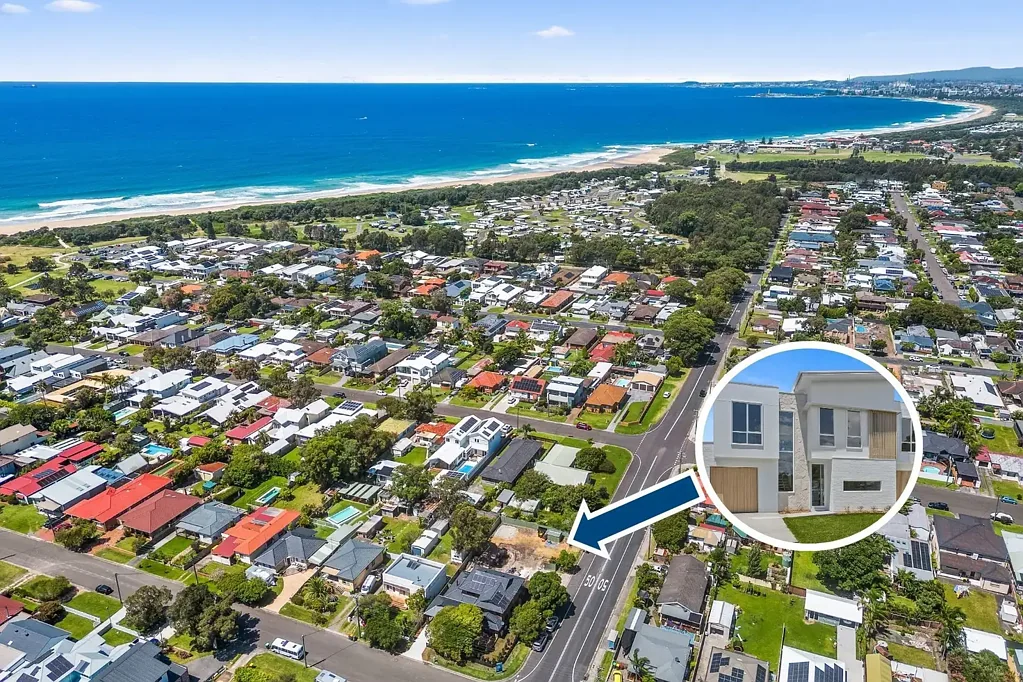 East Corrimal 4房 全新联排别墅 东科里马尔中心 地理位置优越 步行可达海滩 现代开放式布局 无缝连接户外 家庭娱乐理想 多功能空间灵活 低维护地块 社区生活精彩 Modern Stylish Duplex