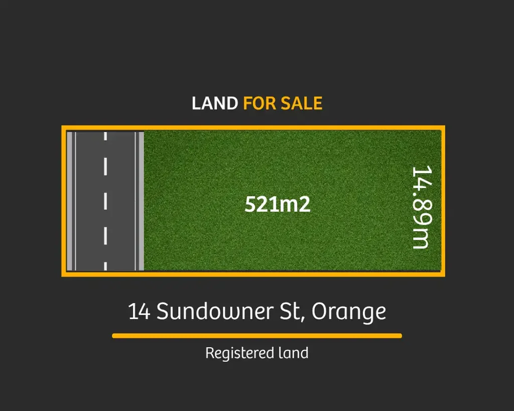 Orange  Registered Land in Prime Orange Location - Ready to Build Your Dream Home!