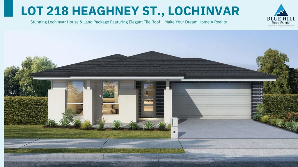 Lochinvar 4कमरा STUNNING LOCHINVAR HOUSE & LAND PACKAGE FEATURING ELEGANT TILE ROOF – MAKE YOUR DREAM HOME A REALITY