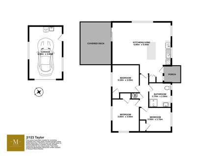 2/123 Taylor Avenue, Te Awamutu, Waipa, Waikato, 3房, 1浴, 独立屋