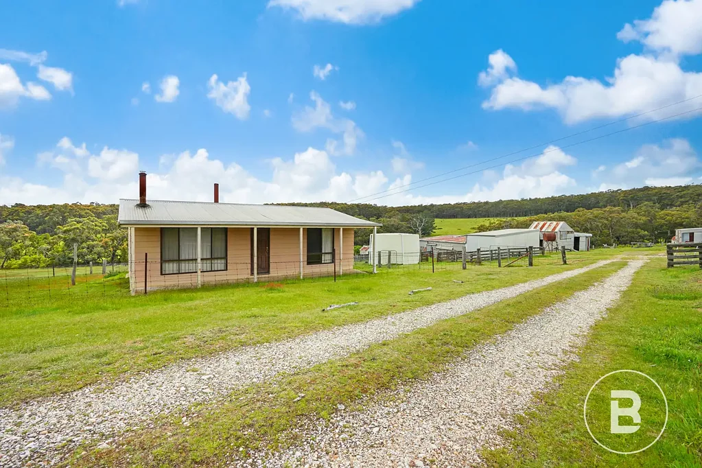 Blampied 1房  SIGNIFICANT LAND OPPORTUNITY NEAR DAYLESFORD WITH SIMPLE HOME AND SHEDDING - ENDLESS POSSIBILITIES HERE