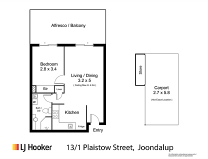 13/1 Plaistow Street, Joondalup, North West Perth, 1 ห้องนอน, 1 ห้องน้ำ, Apartment