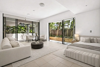 Bondi Junction 1બેડરૂમ A Rare Garden Courtyard Apartment in the Heart of Bondi Junction with 108sqm of Indoor/Outdoor Living