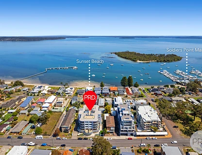 13/12 Soldiers Point Road, Soldiers Point, Hunter, 3 rūma, 2 rūma horoi, Apartment