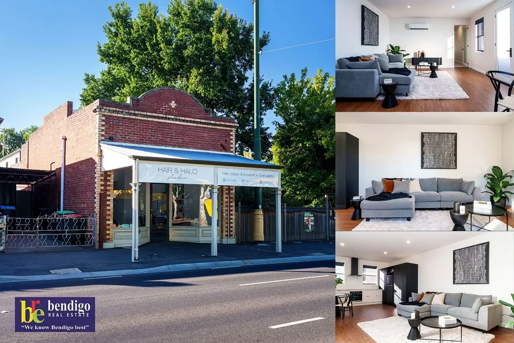 Bendigo 2غرفة نوم Historic shopfront plus separate apartment impress all on the one title