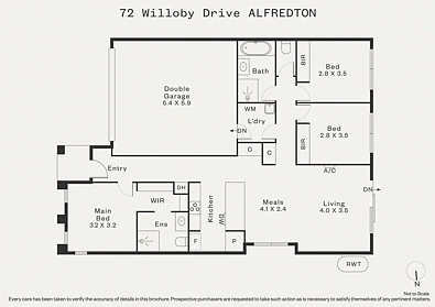 Plano ng Bahay - 72 Willoby Drive, Alfredton, VIC 3350