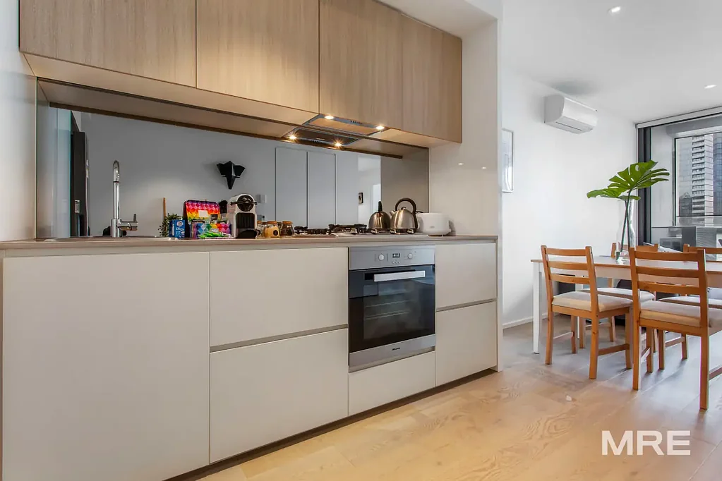 Fully furnished with water views on Collins Street