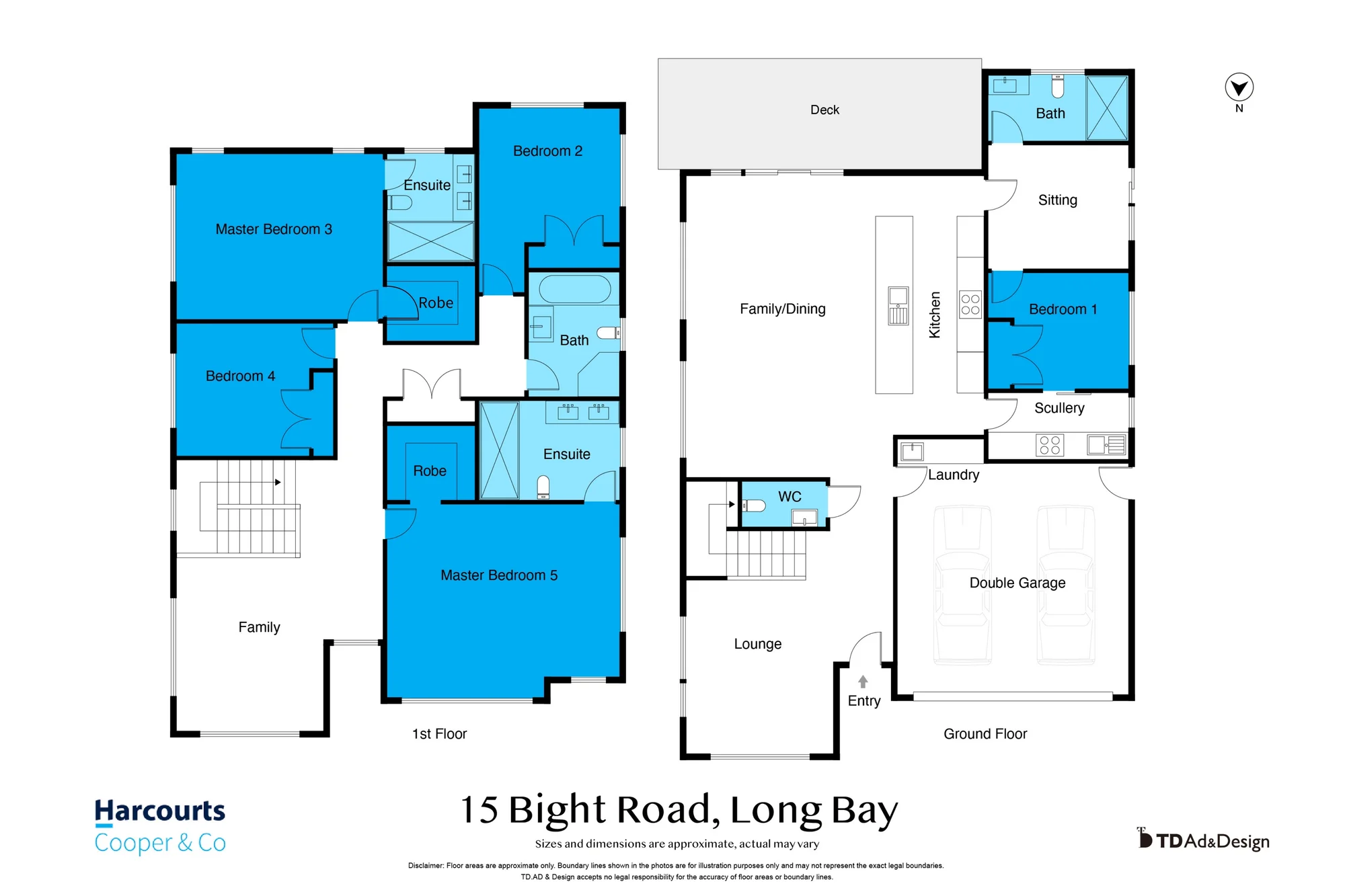 15 Bight Road, Long Bay, North Shore City, Auckland, 5 Bedrooms, 4 Bathrooms, House