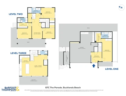 67C The Parade, Bucklands Beach, Manukau City, Auckland, 4部屋, 3バスルーム, House
