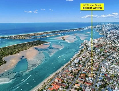 3/25 Loder Street, Biggera Waters, QLD 4216, 2房, 1浴, Townhouse