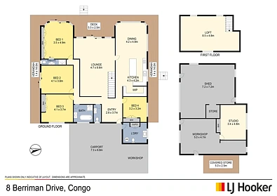 8 Berriman Drive, Congo, NSW 2537, 4 Bedrooms, 2 Bathrooms, House