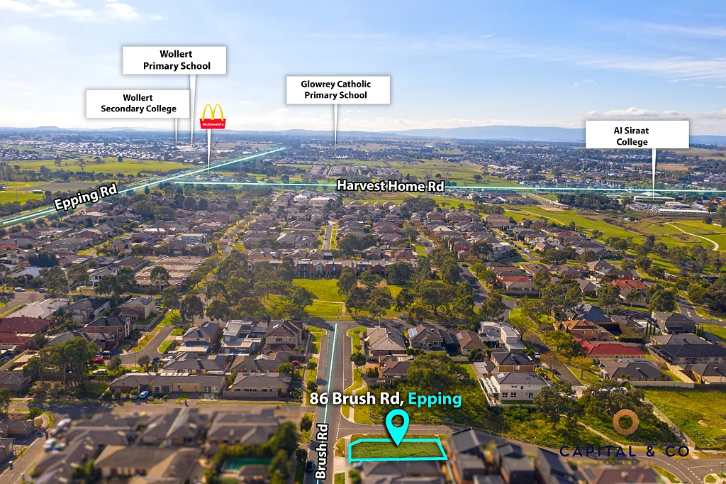 Epping 安静新住宅区 277平方米地块 无需等待产权
自由设计建造 满足特定需求 步行至公园&购物中心
靠近Findon Creek小径 交通便利 生活便捷 Location Location Location !!
