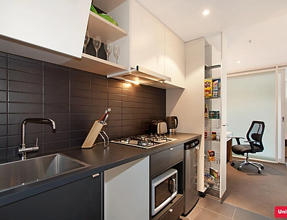 307/55 Villiers Street, North Melbourne, Melbourne CBD, 1房, 1浴, Apartment