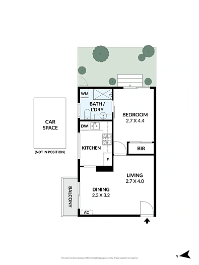 4/56 Nicholson Street, Essendon, VIC 3040, 1 rūma, 1 rūma horoi, Unit