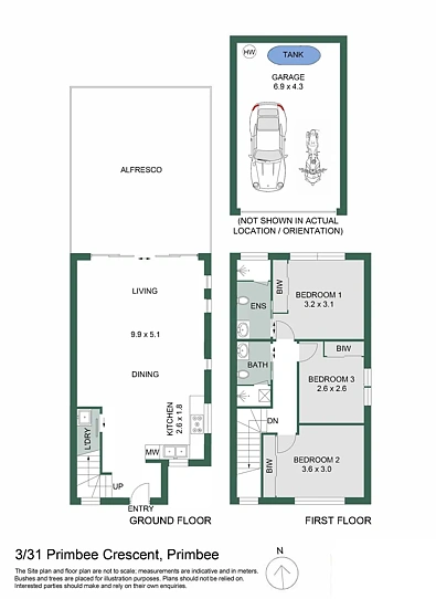 31 Primbee Crescent, Primbee, NSW 2502, 3房, 2浴, Townhouse