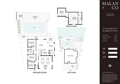 17 Ensenada Court, Broadbeach Waters, QLD 4218, 4 chambres, 2 salles de bain, House