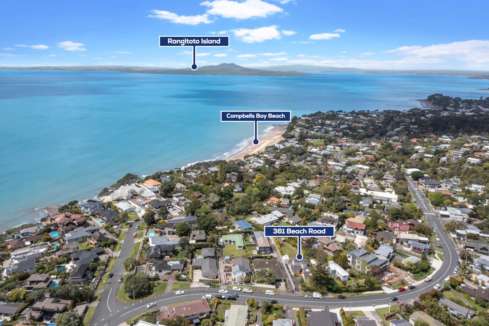 361 Beach Road, Campbells Bay, Auckland - North Shore, 4部屋, 3バスルーム