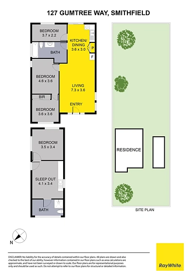 127 Gumtree Way, Smithfield, NSW 2164, 3 slaapkamers, 1 badkamers, House