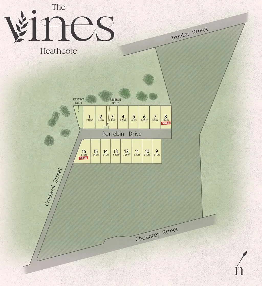 Heathcote "The Vines" Selling Now