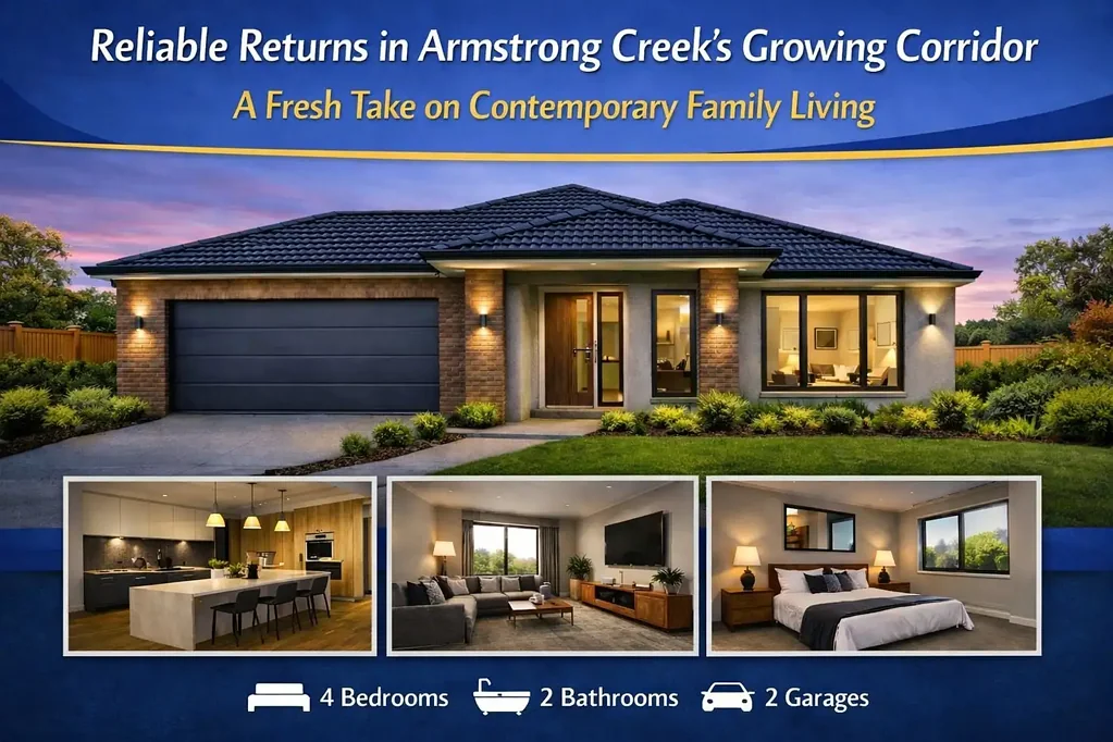 Armstrong Creek 4 Slaapkamer Family‑Focused Design With Reliable Rental Returns in a High‑Demand Rockbank Location