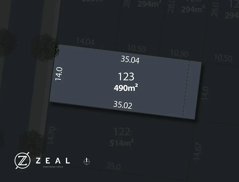 LOT Lot 123/430 Horseshoe Bend Road, Armstrong Creek, Geelong, 0 રૂમ, 0 બાથરૂમ, Section