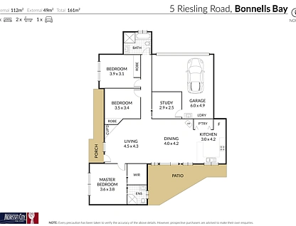 1/5 Riesling Road, Bonnells Bay, Newcastle, 3 rūma, 2 rūma horoi, Apartment