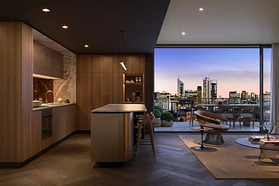 Perth 3房  A Grand Three-Bedroom with Park Views